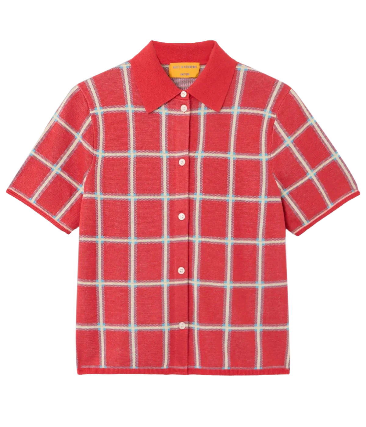 Picnic Plaid Shirt In Scarlet Combo