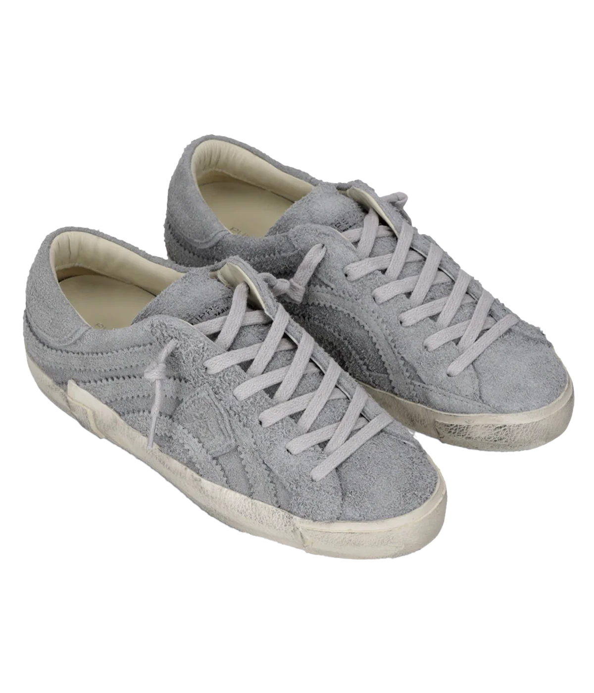 Prsx Low Woman In Flots Daim Gris