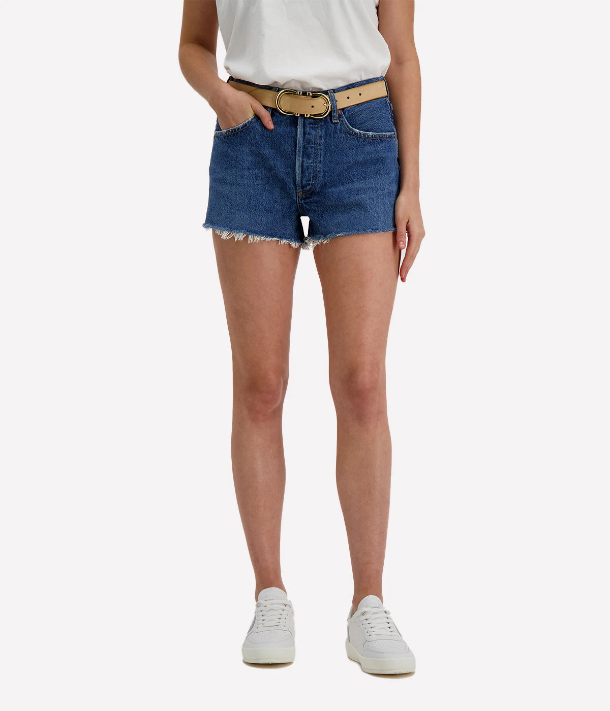 Parker Vintage Cut Off Short in Caution