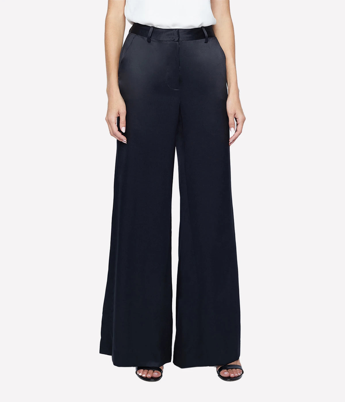 *FINAL SALE* Pilar Wide Leg Pant in BLACK