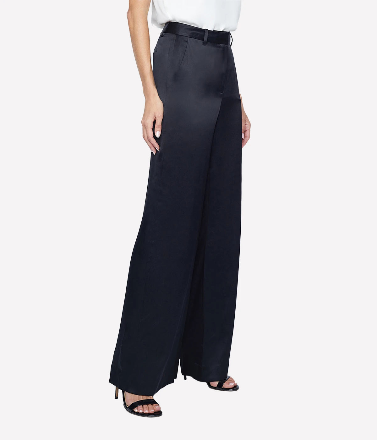 *FINAL SALE* Pilar Wide Leg Pant in BLACK
