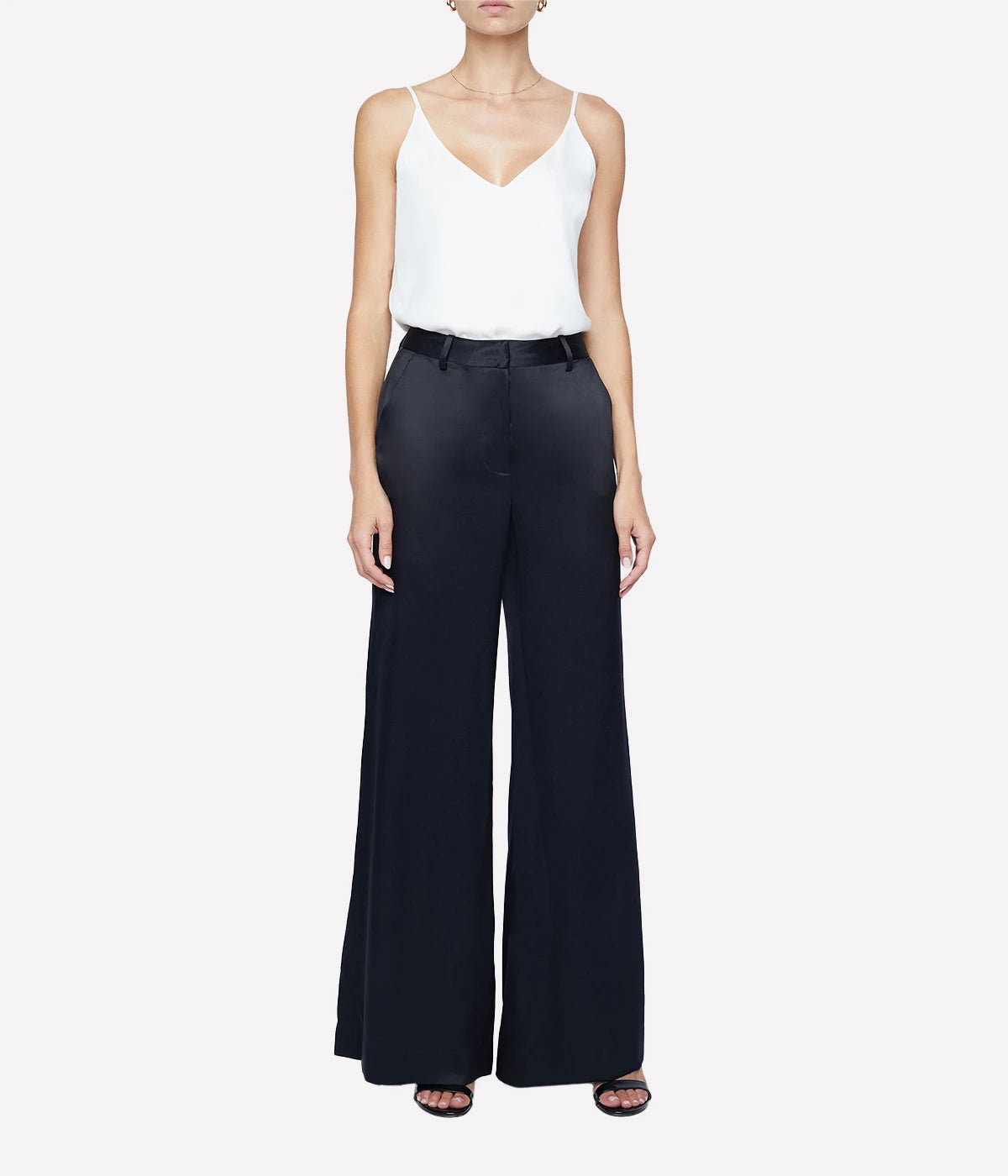 *FINAL SALE* Pilar Wide Leg Pant in BLACK