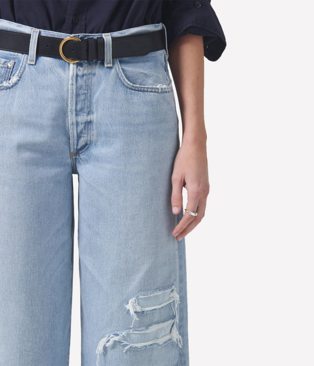 *FINAL SALE* Pina Low Rise Baggy Jean in Cascade