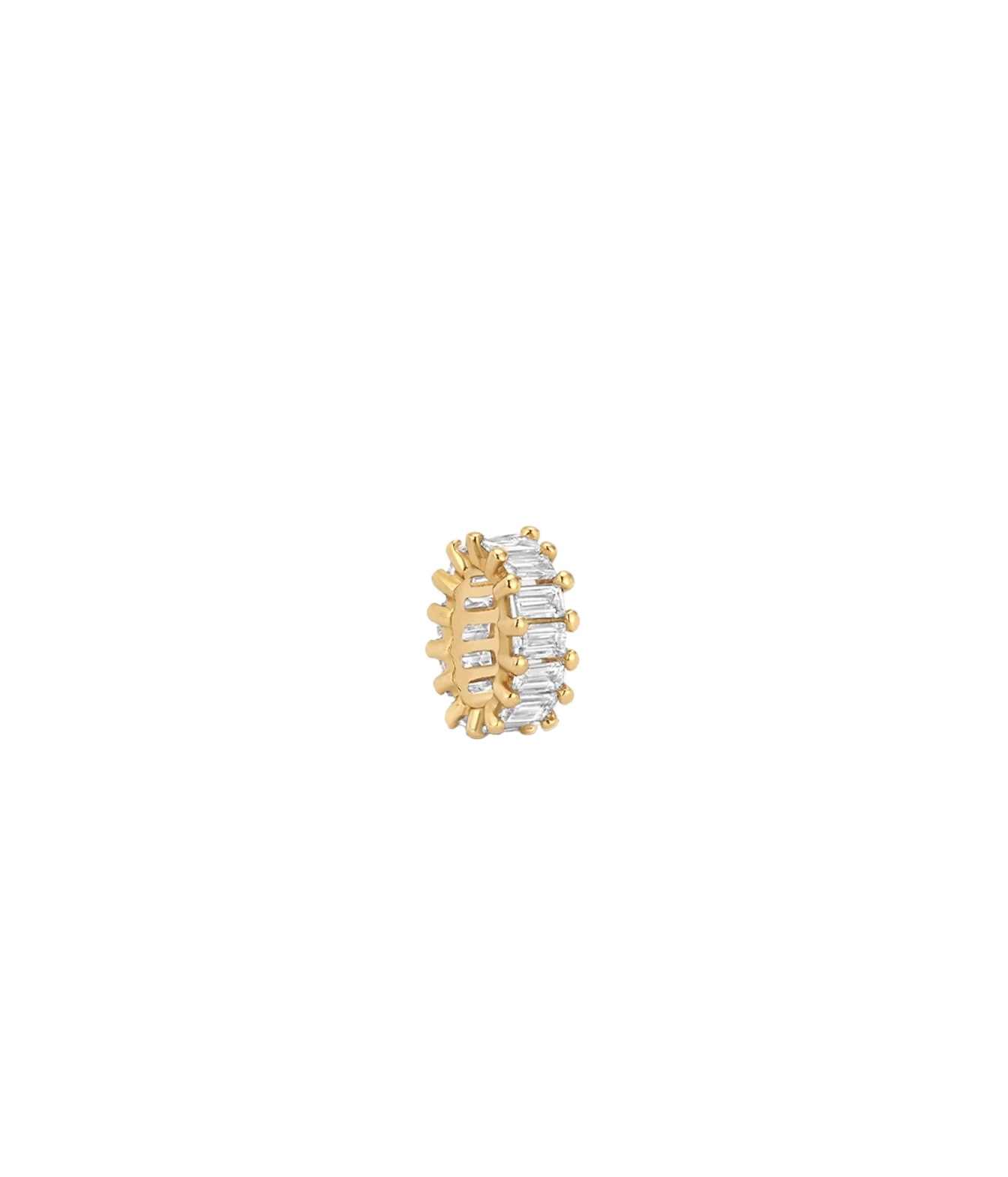 Bracelet with colorful gemstones on a white background