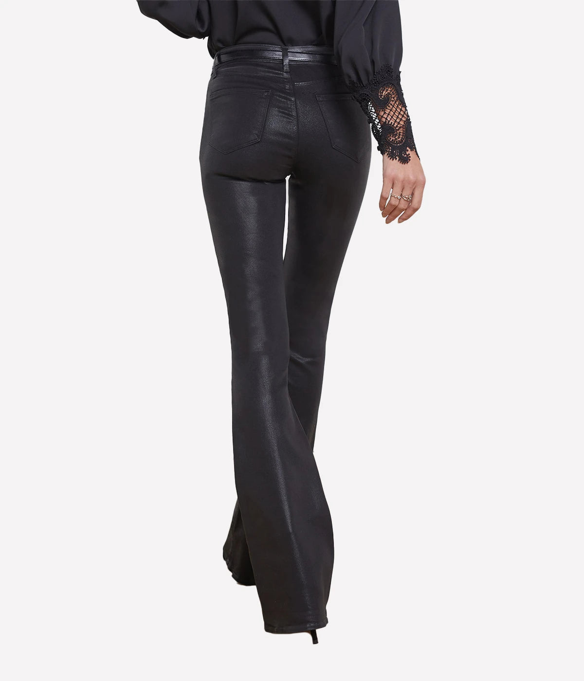 Marty H/R Flare in Noir Coated