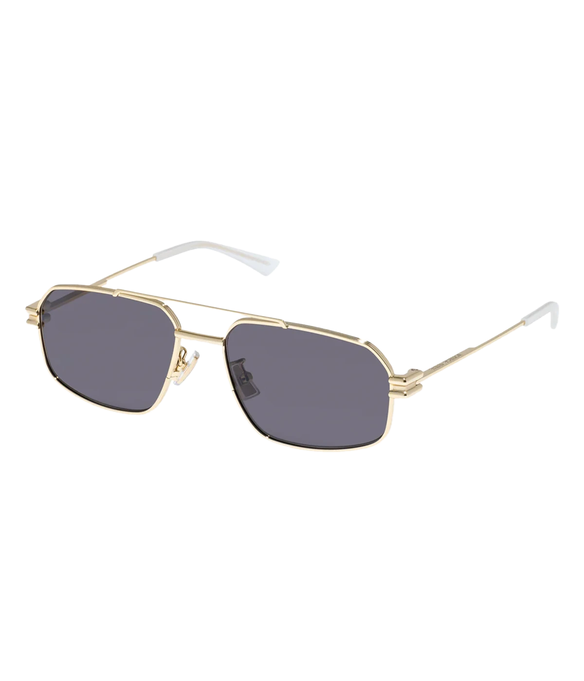 Rectangle Wire Sunglasses in Gold