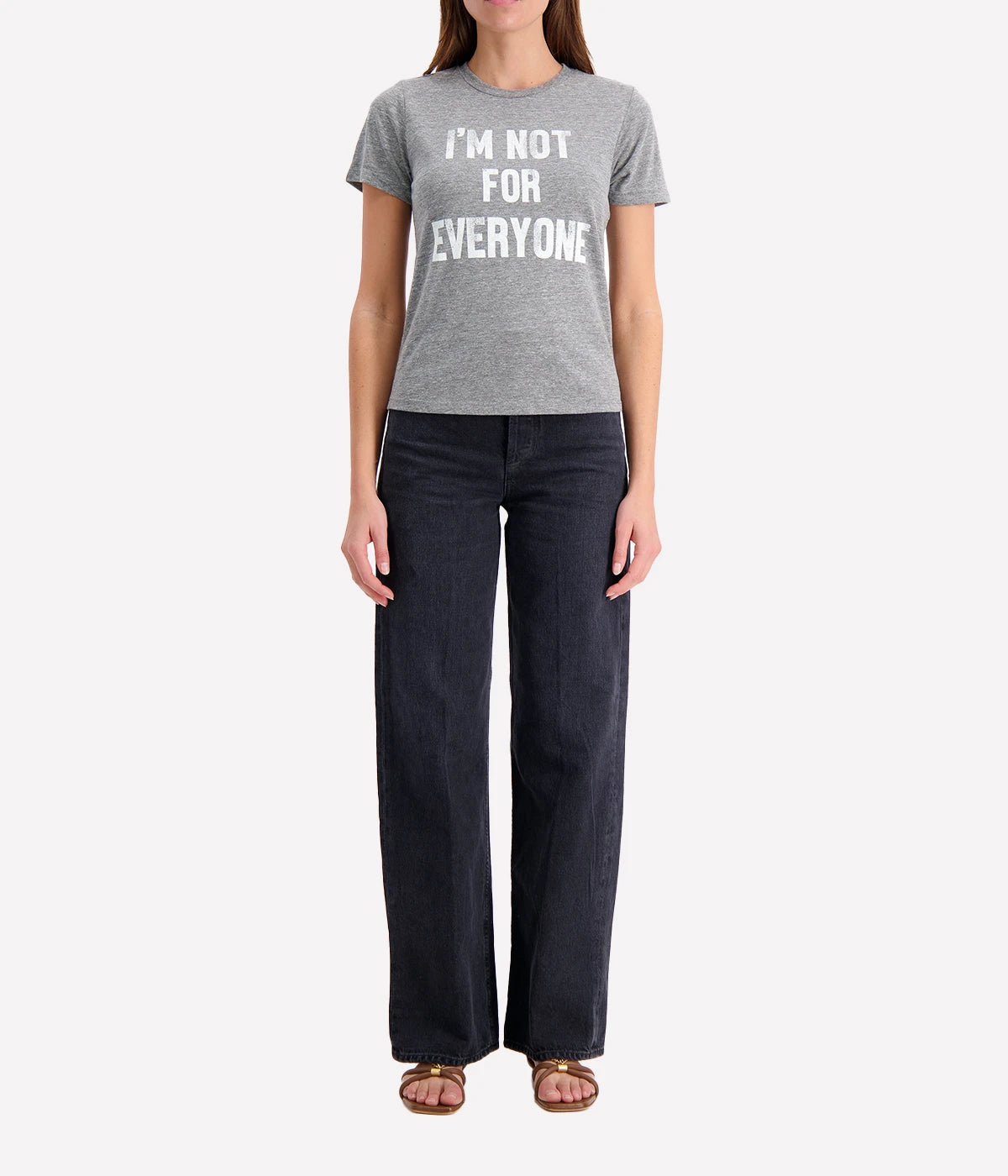 *FINAL SALE* Not For Everyone Tee in Grey