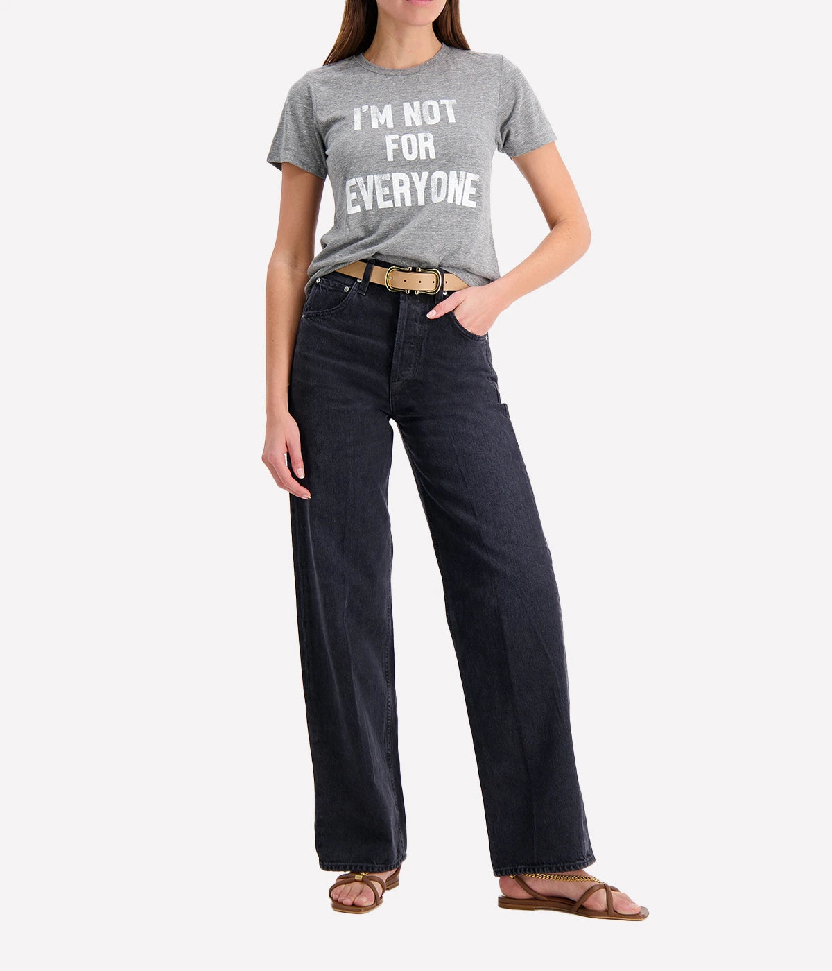 Not For Everyone Tee in Grey