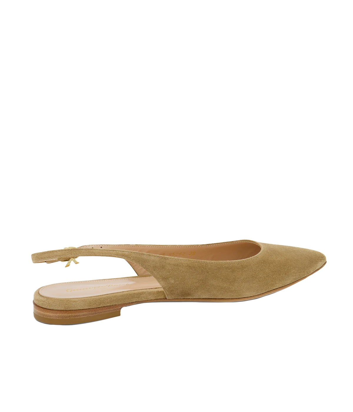 Ribbon Sling Flat 05 in Camel