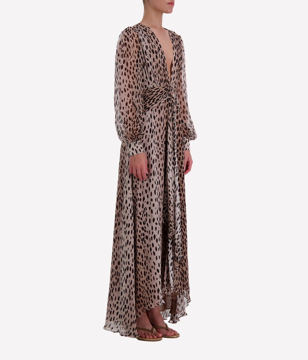 Meera Dress in Antelope Spot