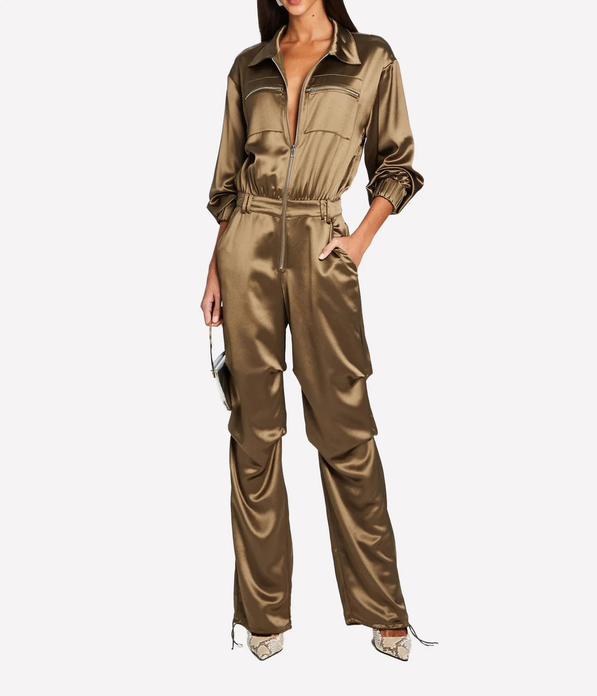 Robin Jumpsuit in Military Green
