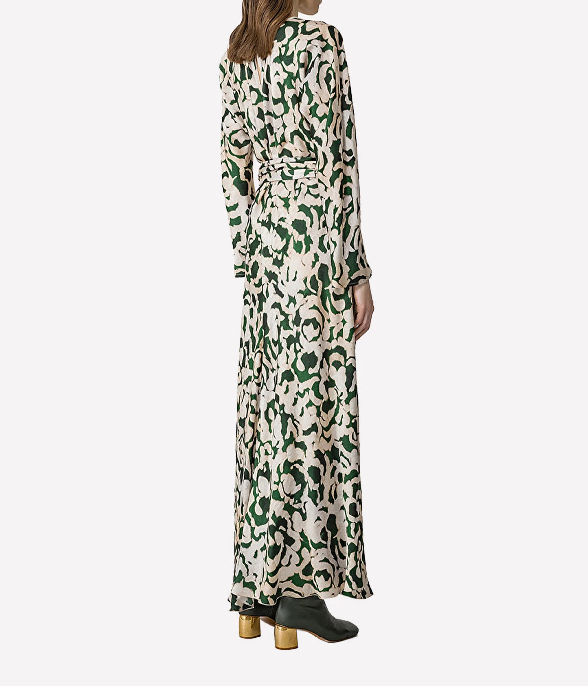 Rose Alchemy Long Sleeve Dress in Malachite