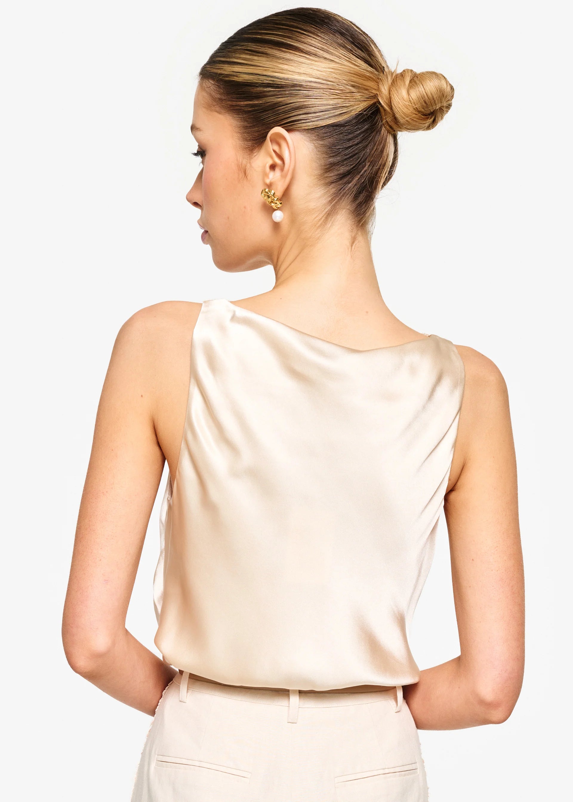 Marris Camisole in Bone