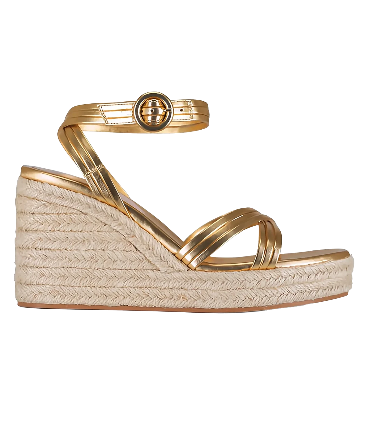 Lianne Beach Wedge in Mekong+Naturale