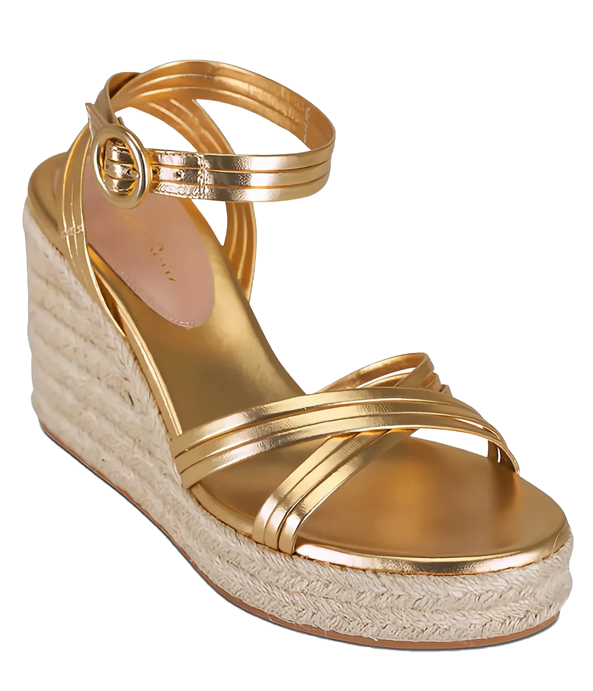 Lianne Beach Wedge in Mekong+Naturale