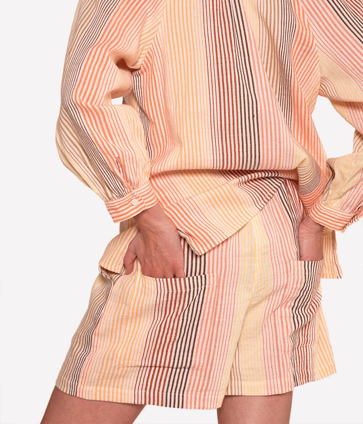 *FINAL SALE* Safia Shorts in Amaresh Sunrise