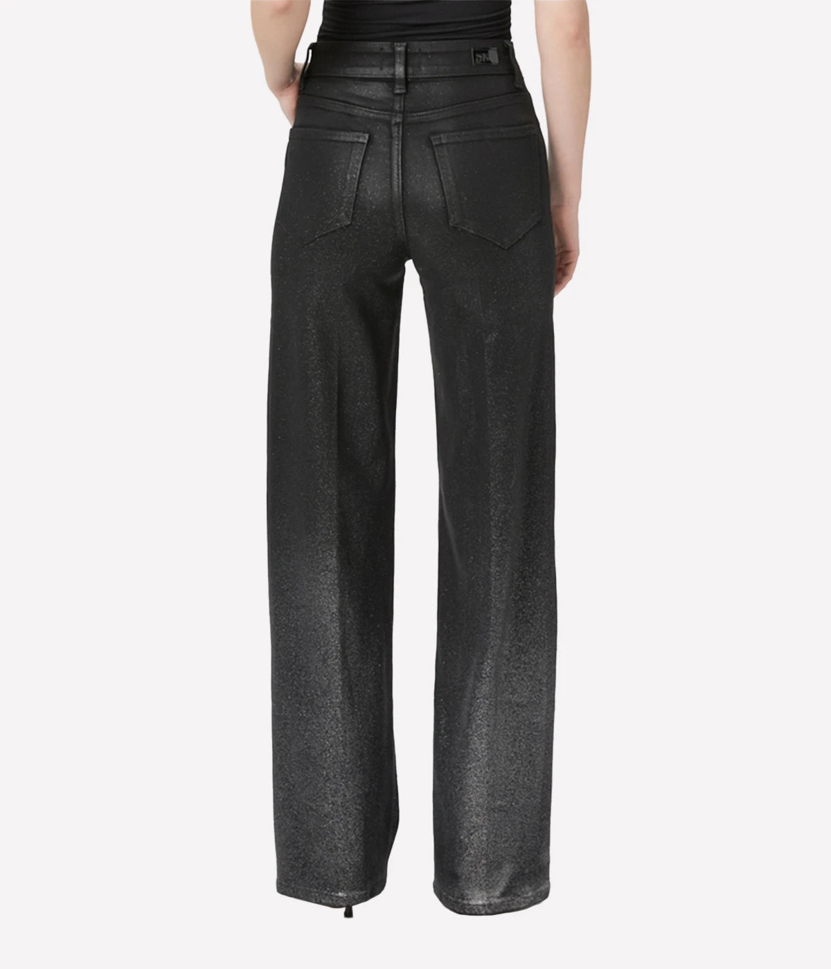 *FINAL SALE* Sasha Jean in Black Silver Glitter