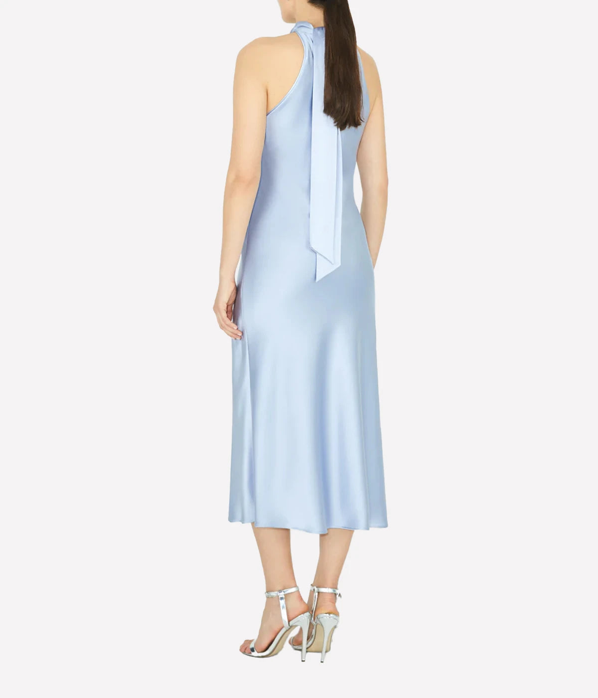 *FINAL SALE* Scallop Sienna Dress in Ice Blue