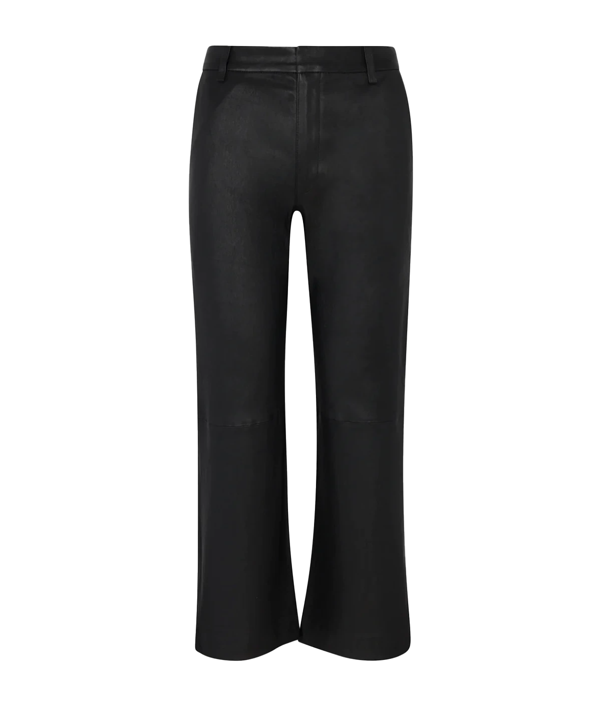Cropped Baggy Lowrise Trouser in Black