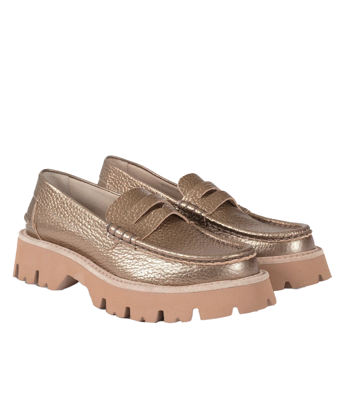 *FINAL SALE* Sebas Loafer in Cava Cervo Lame