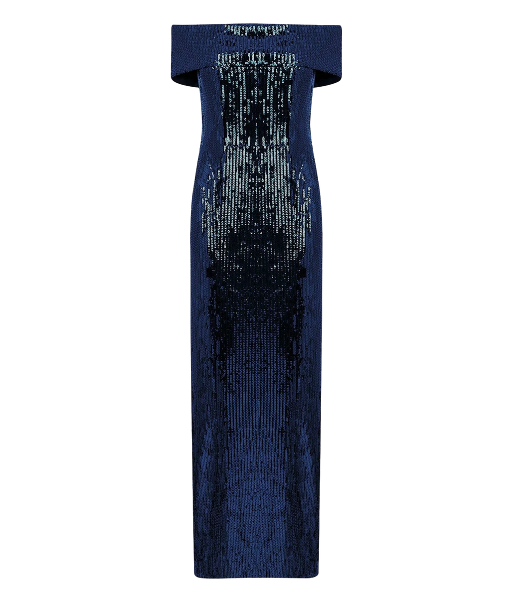 Sequin Glencoe Dress in Midnight Calexico
