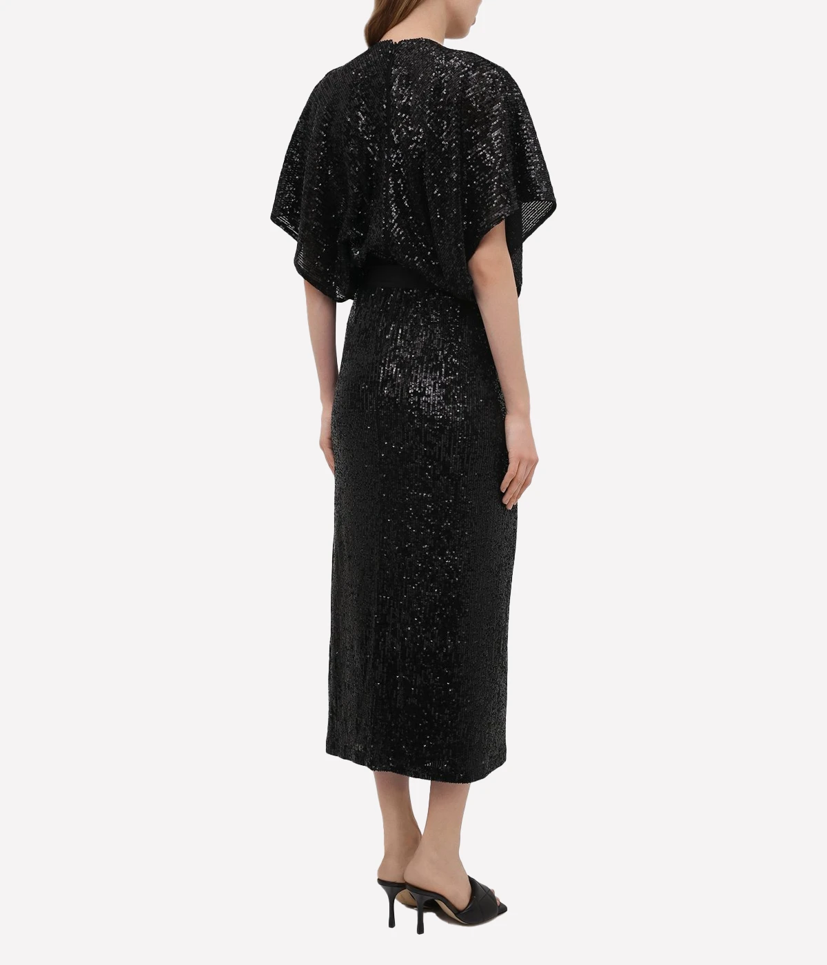 *FINAL SALE* Sequin Madalya Dress in Black