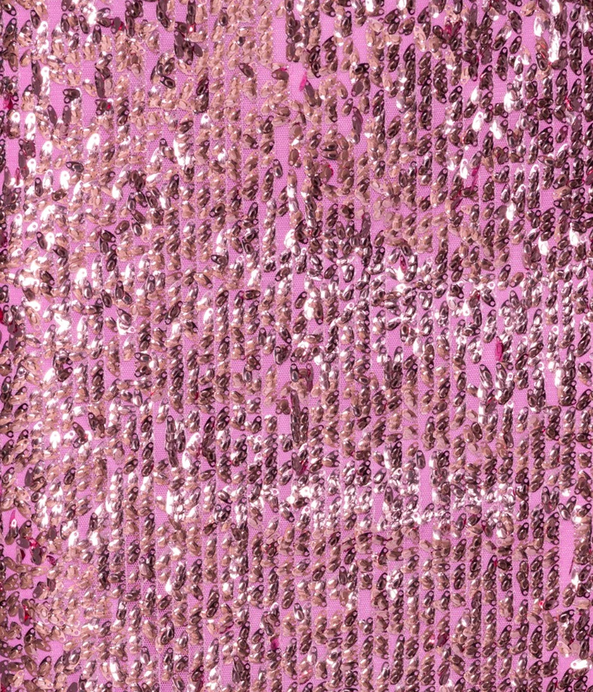 Sequin Crop Top in Fuchsia Pink