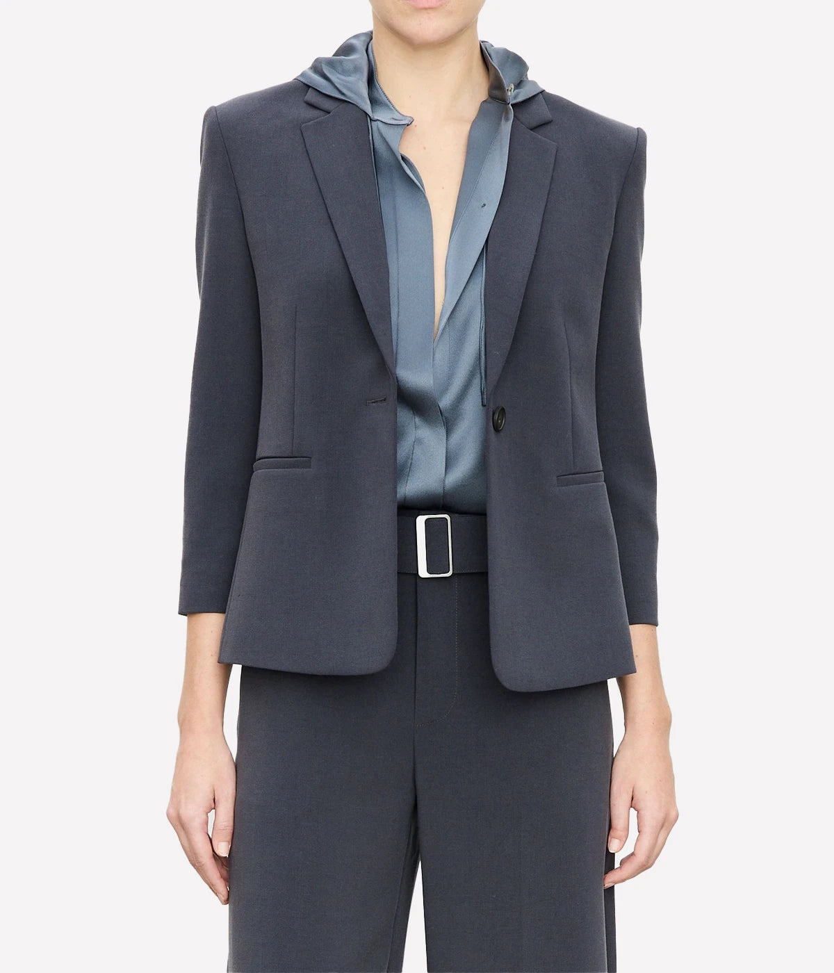 *FINAL SALE* Shrunken Blazer in Graphite
