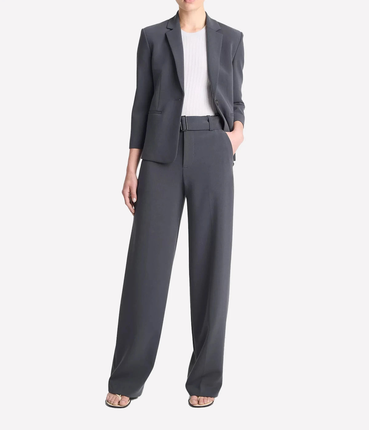 *FINAL SALE* Shrunken Blazer in Graphite