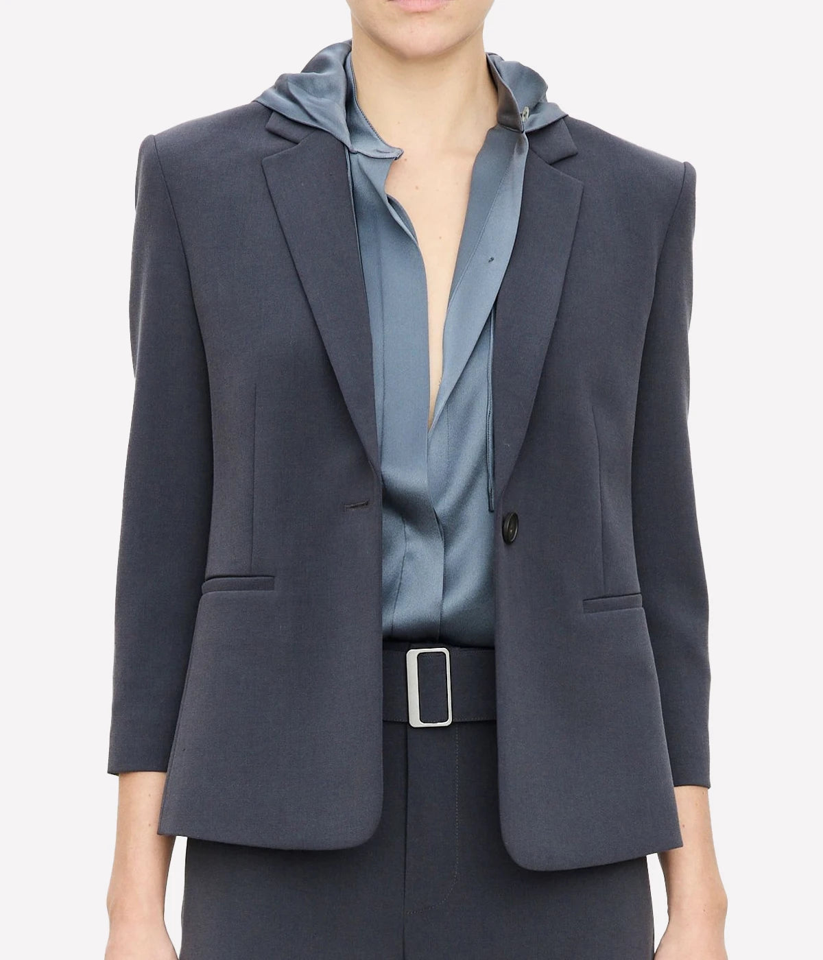 *FINAL SALE* Shrunken Blazer in Graphite