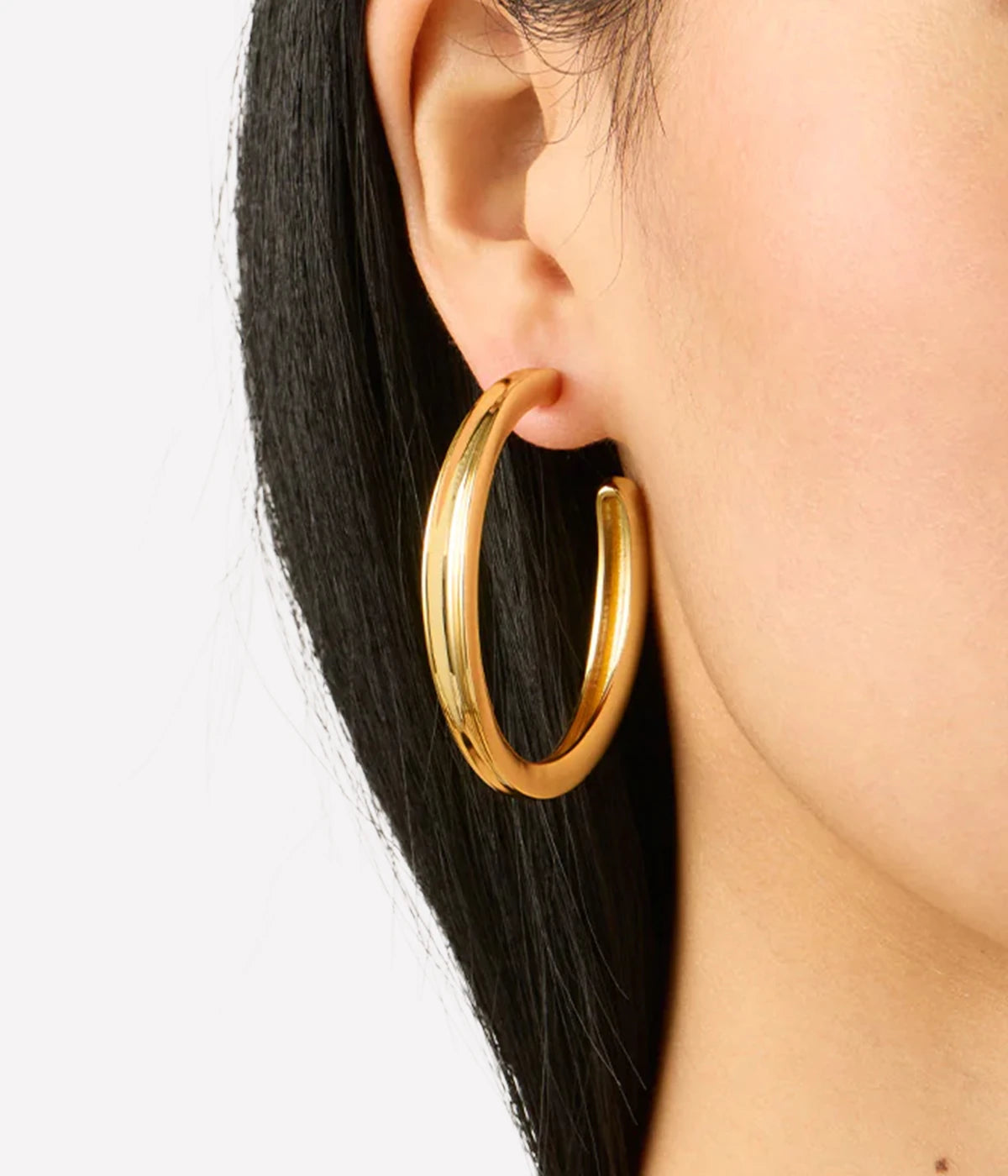 Slime Doune Hoops in Gold