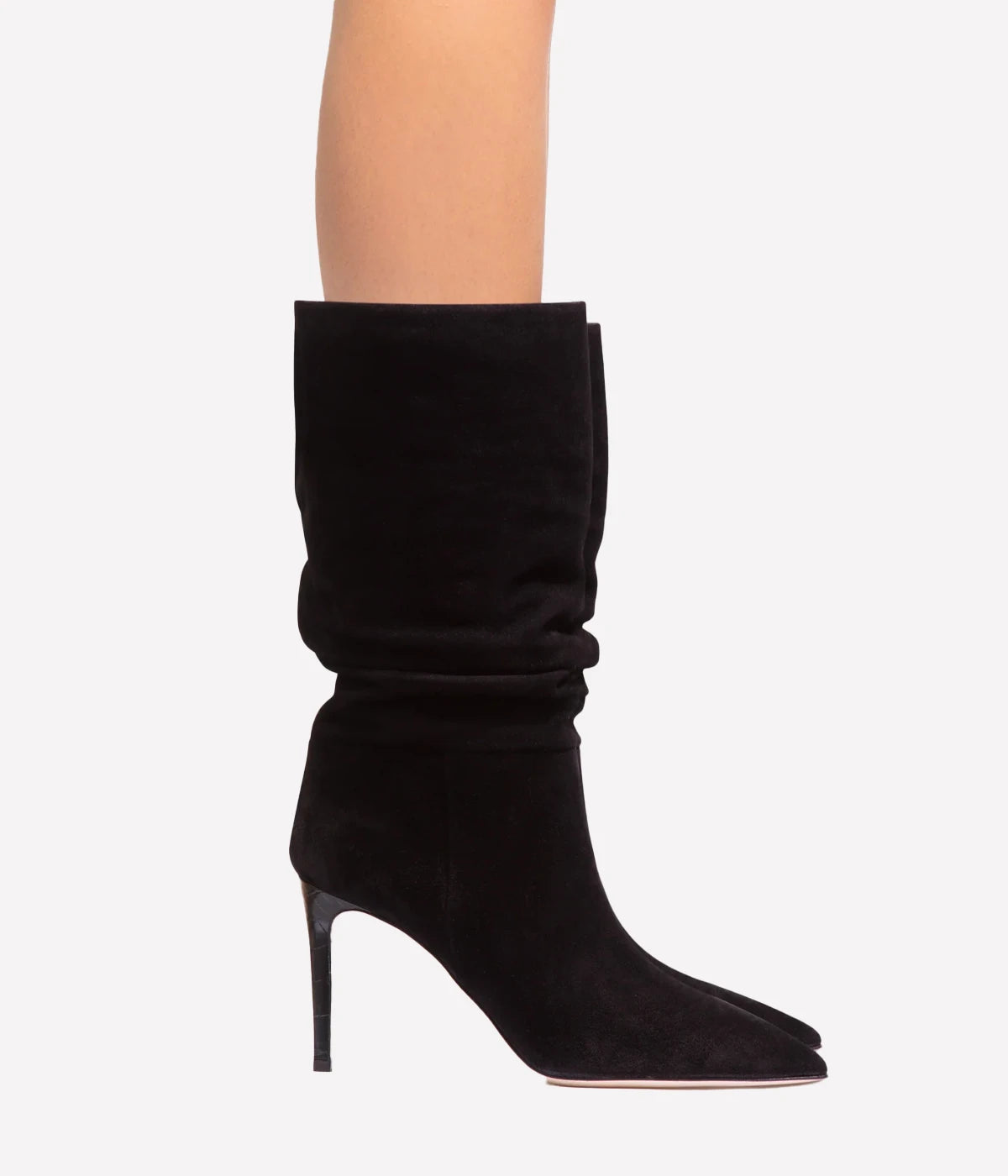 Slouchy Boot 85 in Black