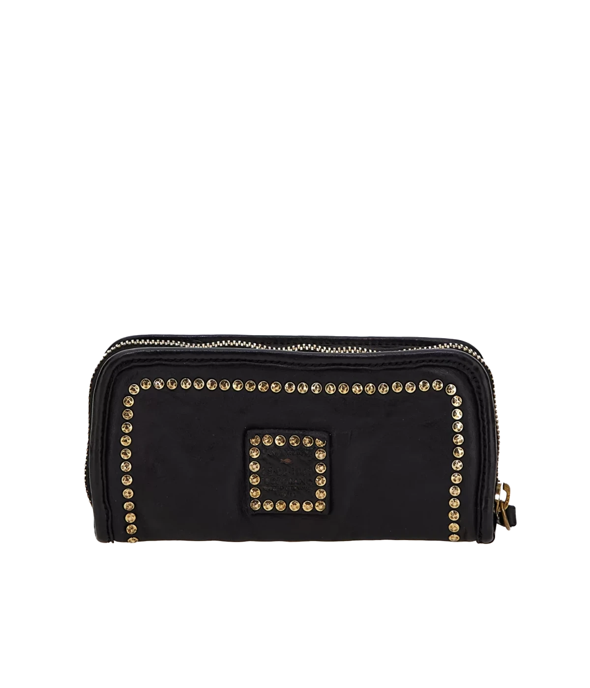 Small Studded Wallet in Black