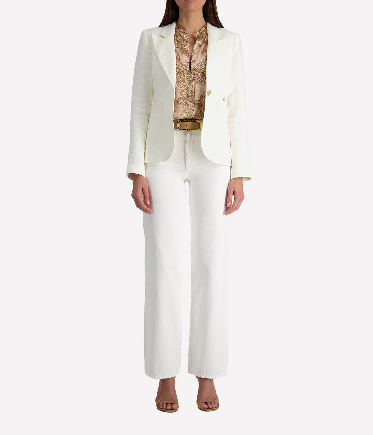 Classic Duchess Blazer in Ivory