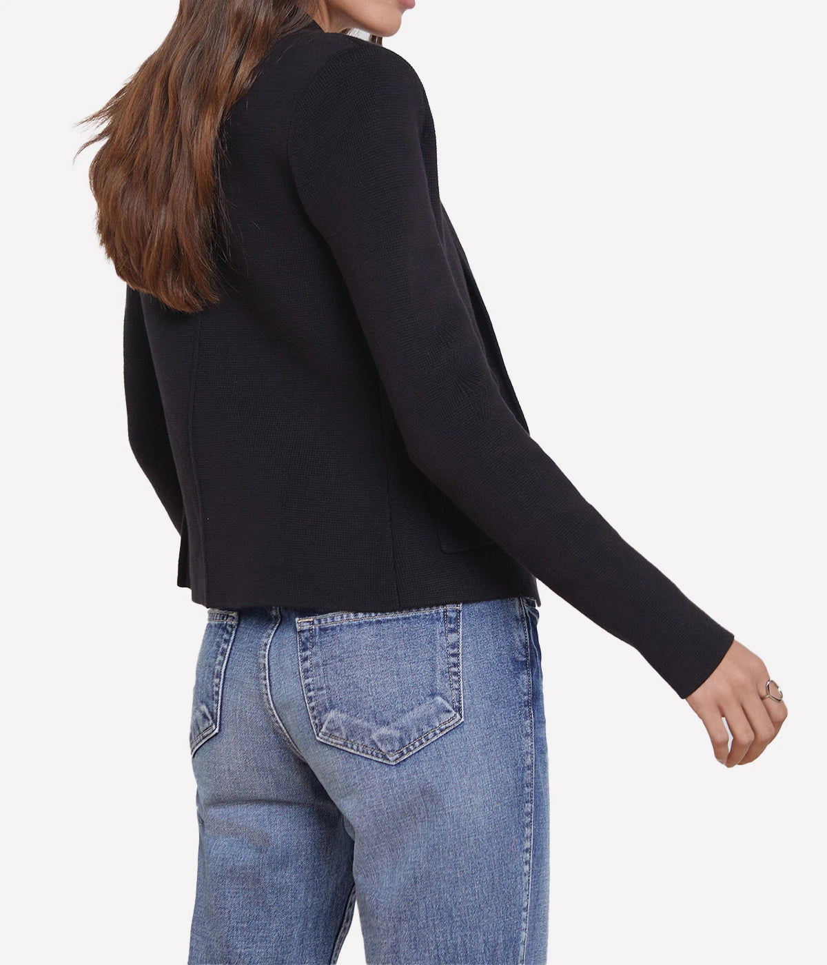 Sofia Knit Blazer in Black