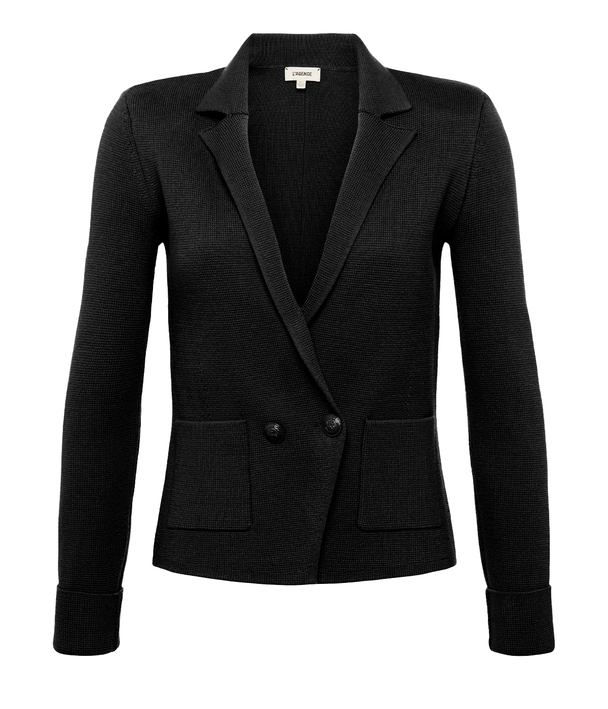 Sofia Knit Blazer in Black