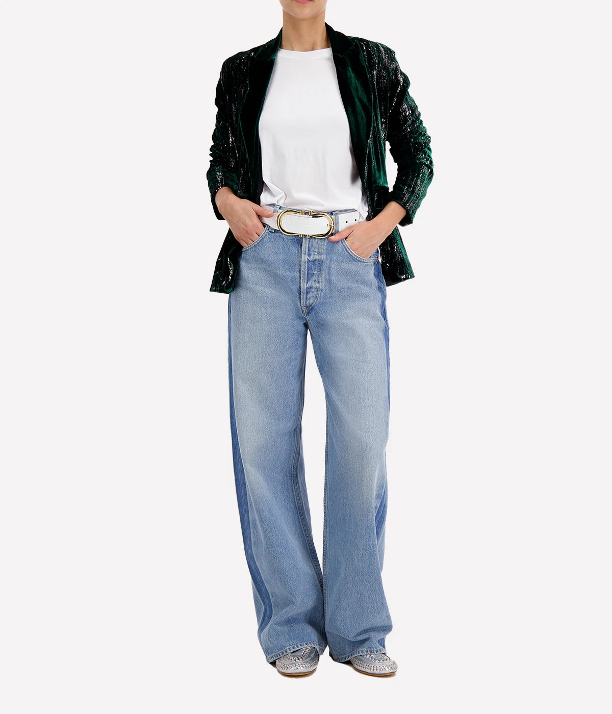 *FINAL SALE* Stretch Velvet Jacket in Wild