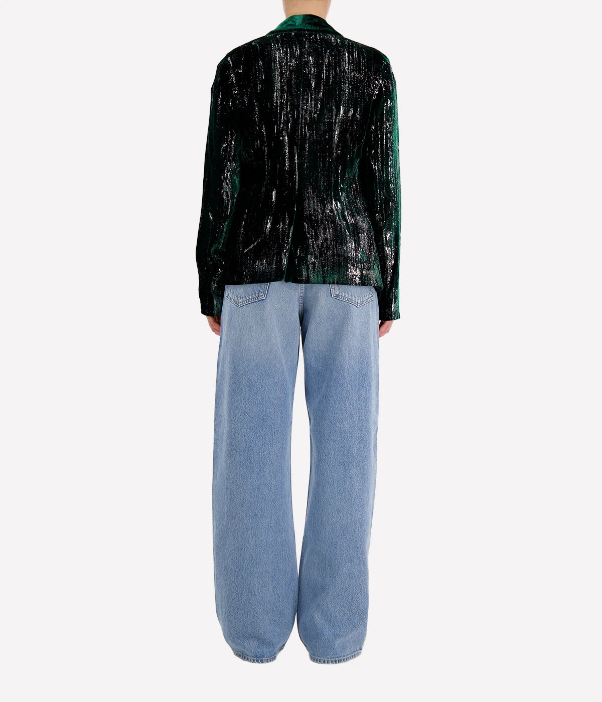 *FINAL SALE* Stretch Velvet Jacket in Wild