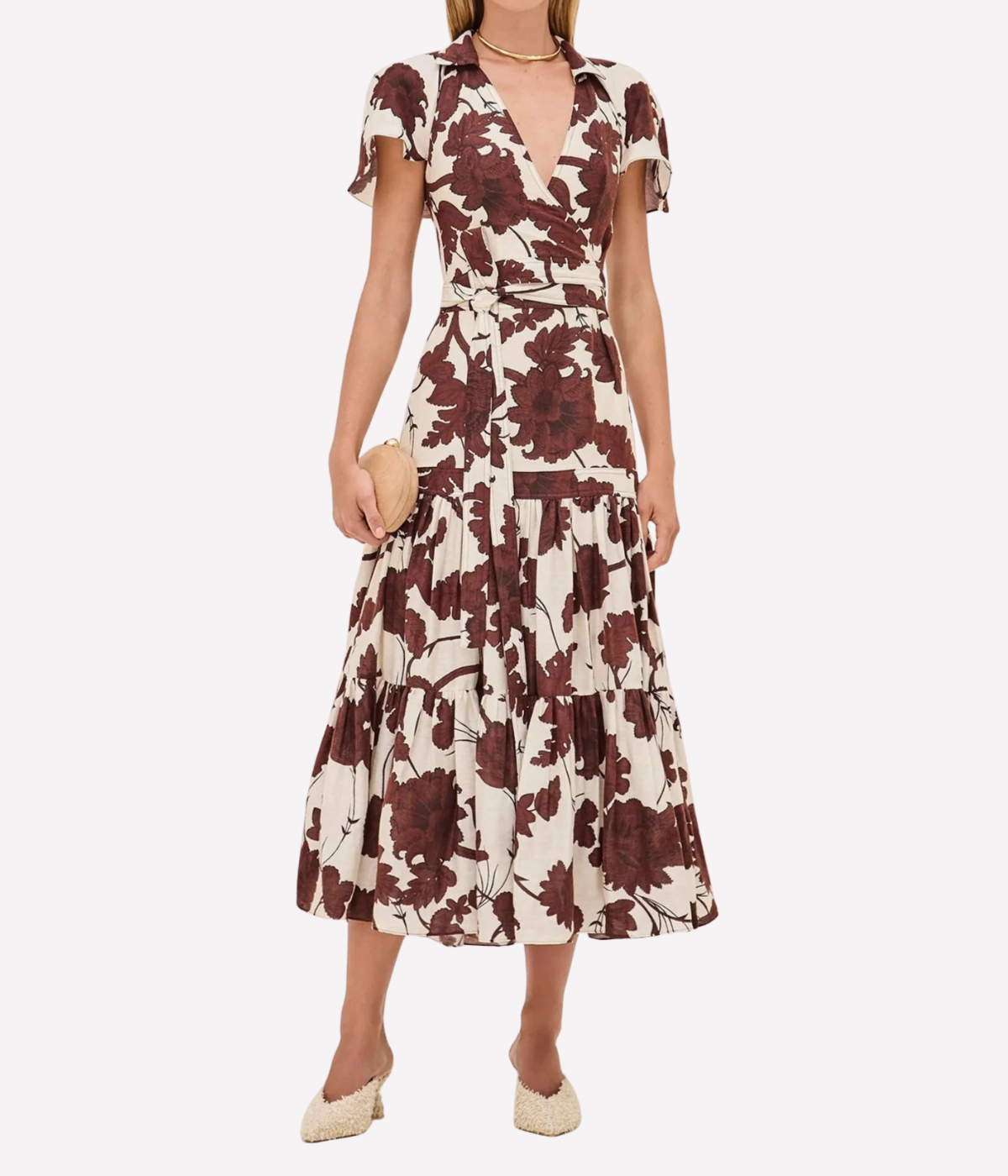 Avanna Dress in Obsidian Brown