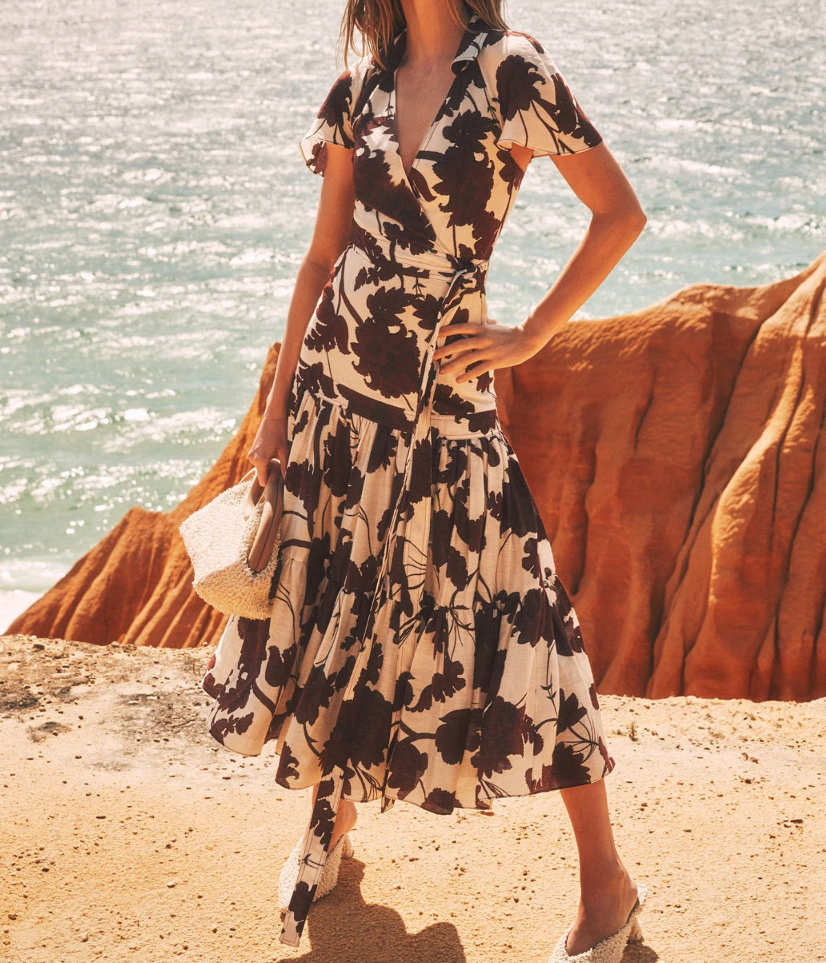 Avanna Dress in Obsidian Brown