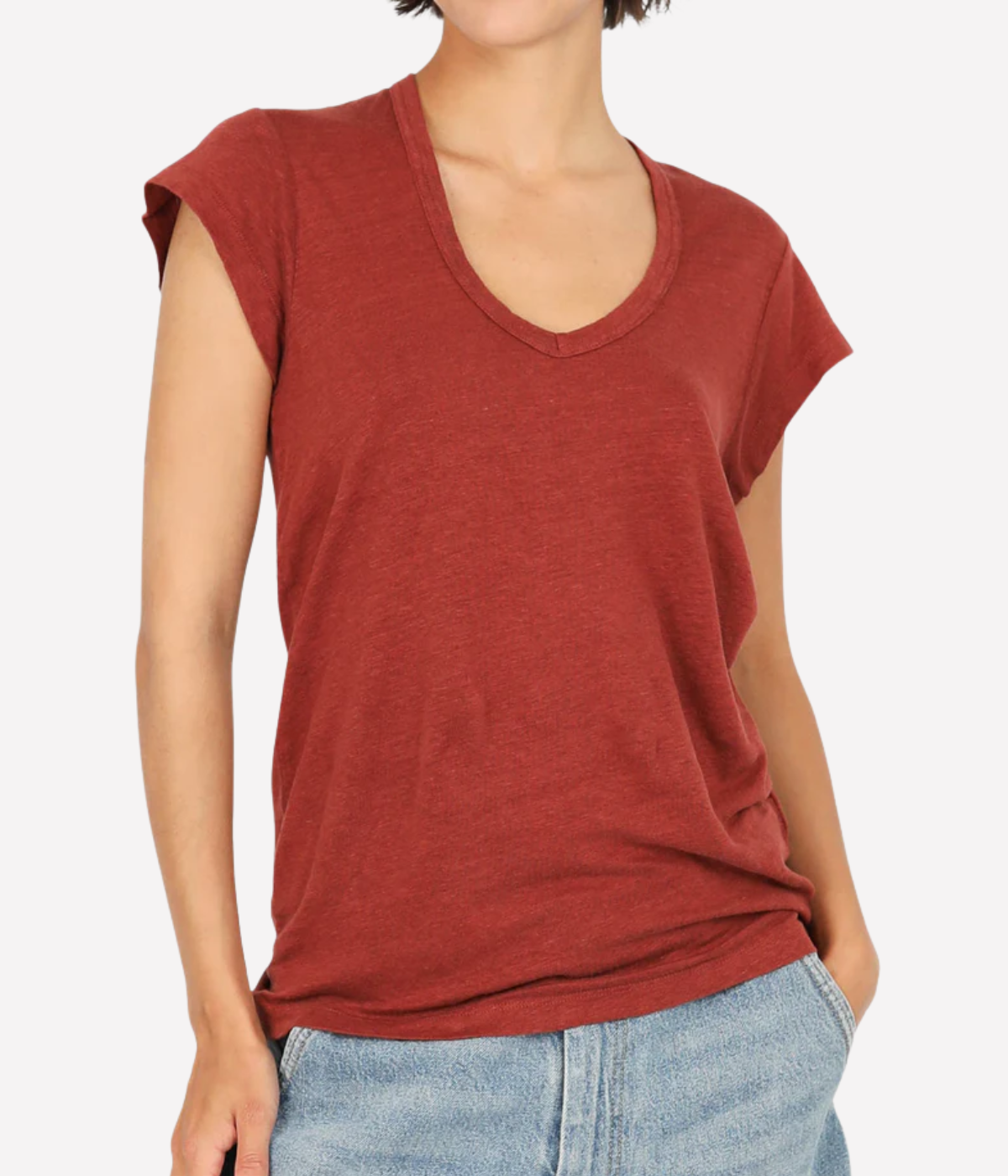 Zankou Tshirt in Dark Rust