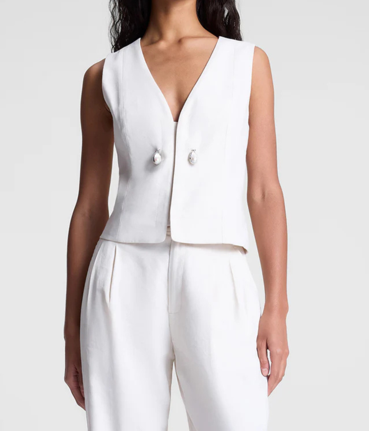 Leo Vest in Buttercream