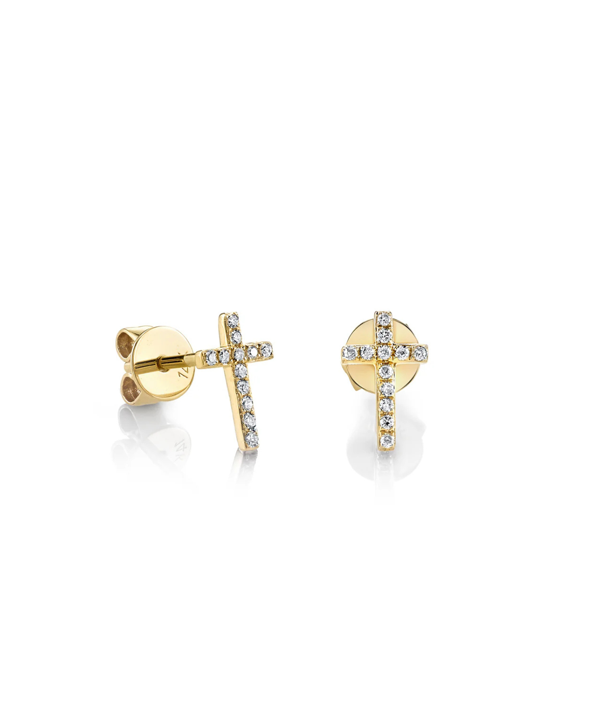 Small Cross Studs