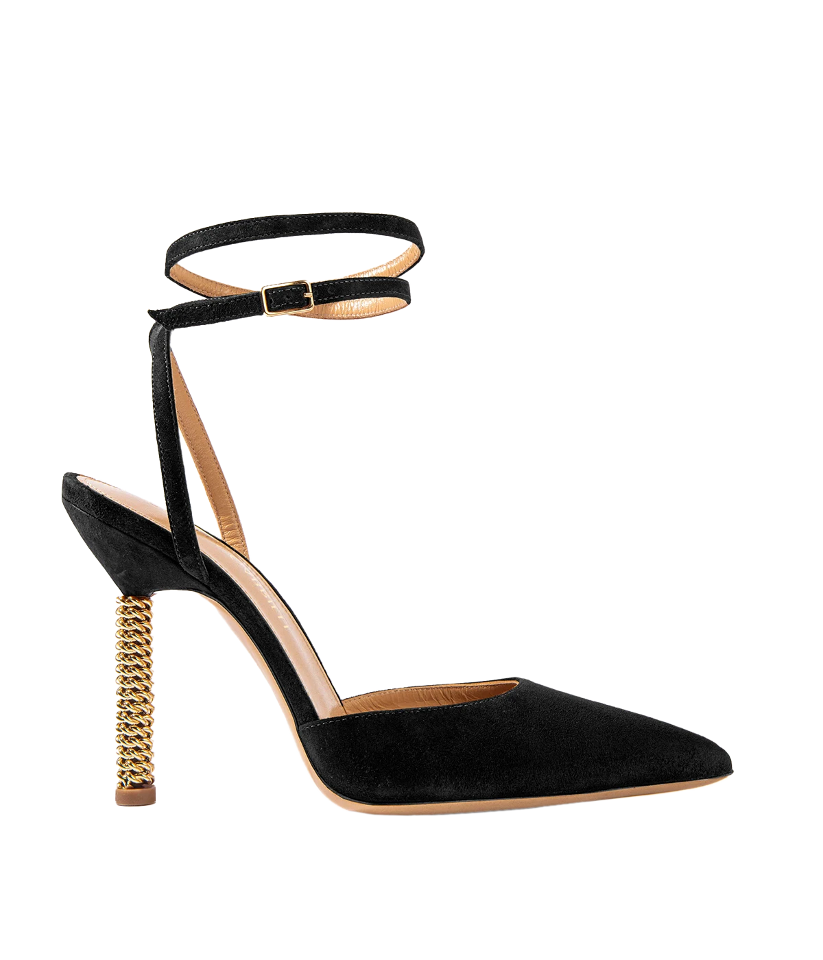 Vittoria Ankle Strap Pumps 85 in Black