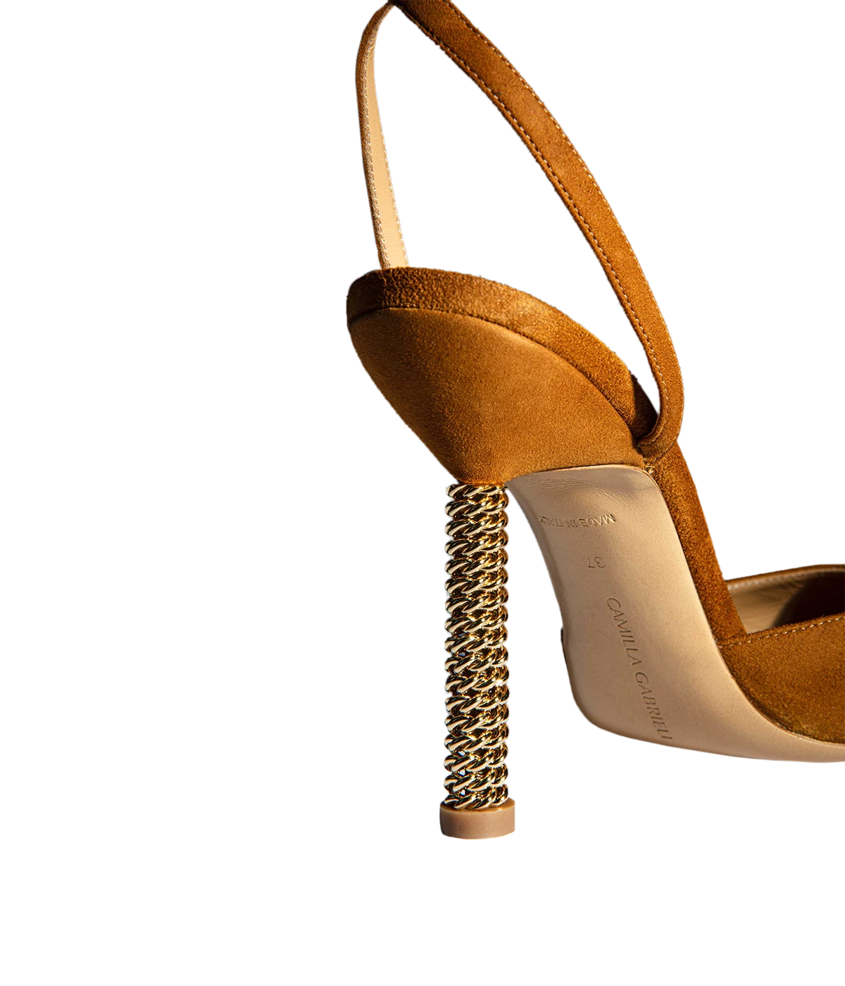 Vittoria Ankle Strap Pumps 85 in Cognac