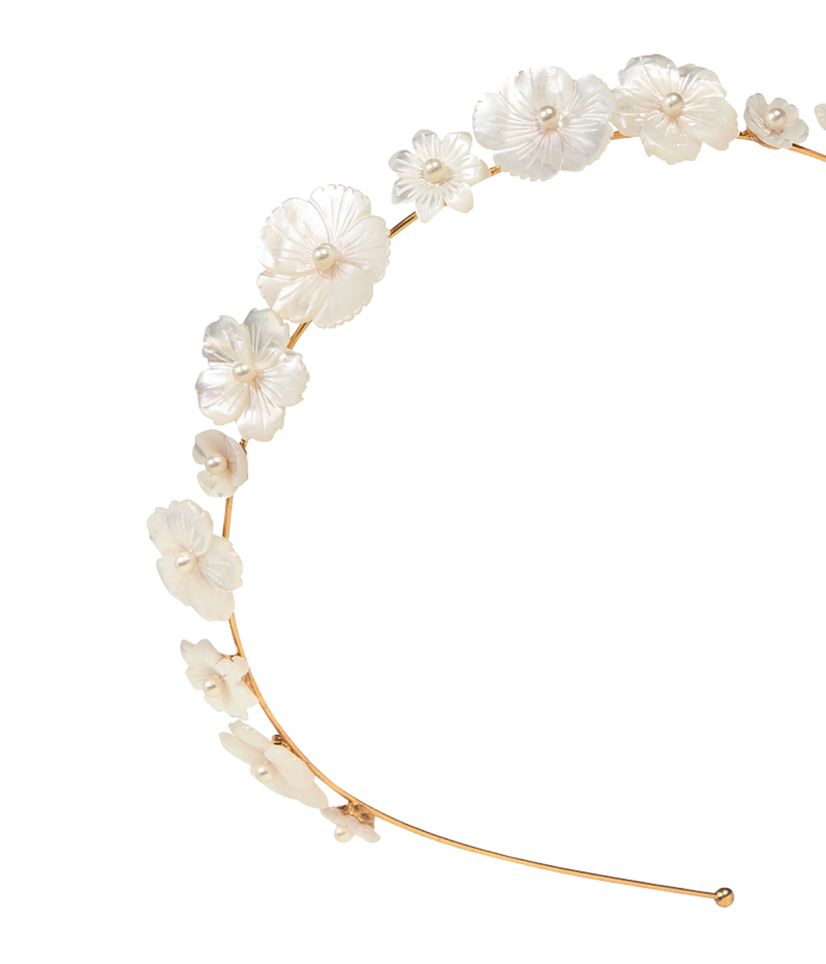 Jenna Headband in Mother of Pearl