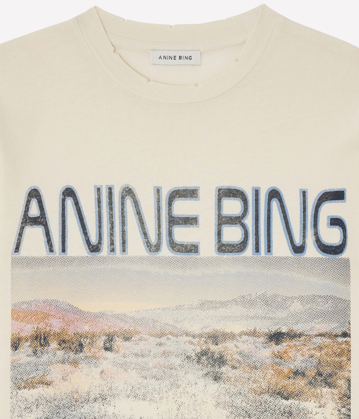 Cade Tee Wildflowers in Off White