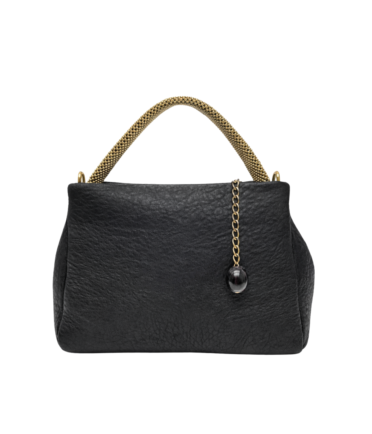 Pauline Handbag in Black Gold
