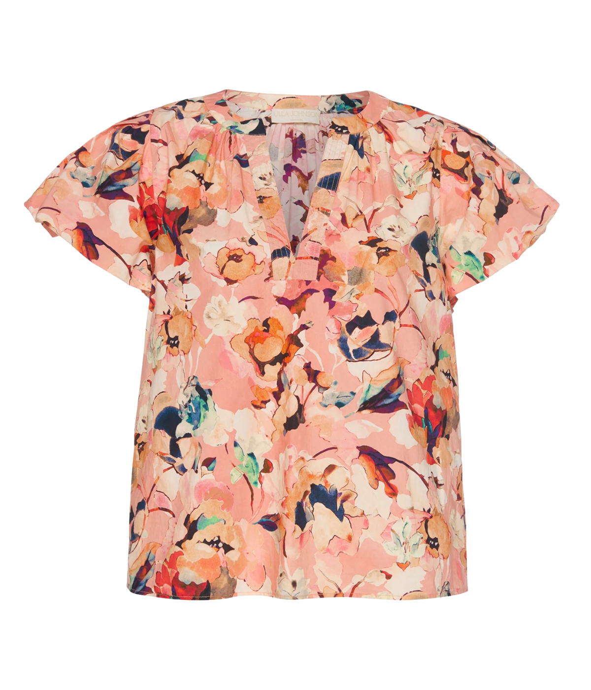 Abril Cotton Top In Camellia