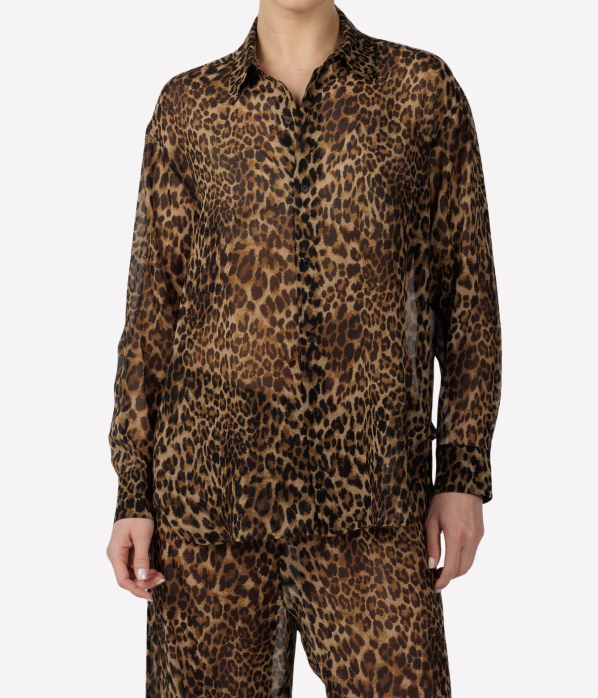Julien Shirt In Vintage Leopard Print